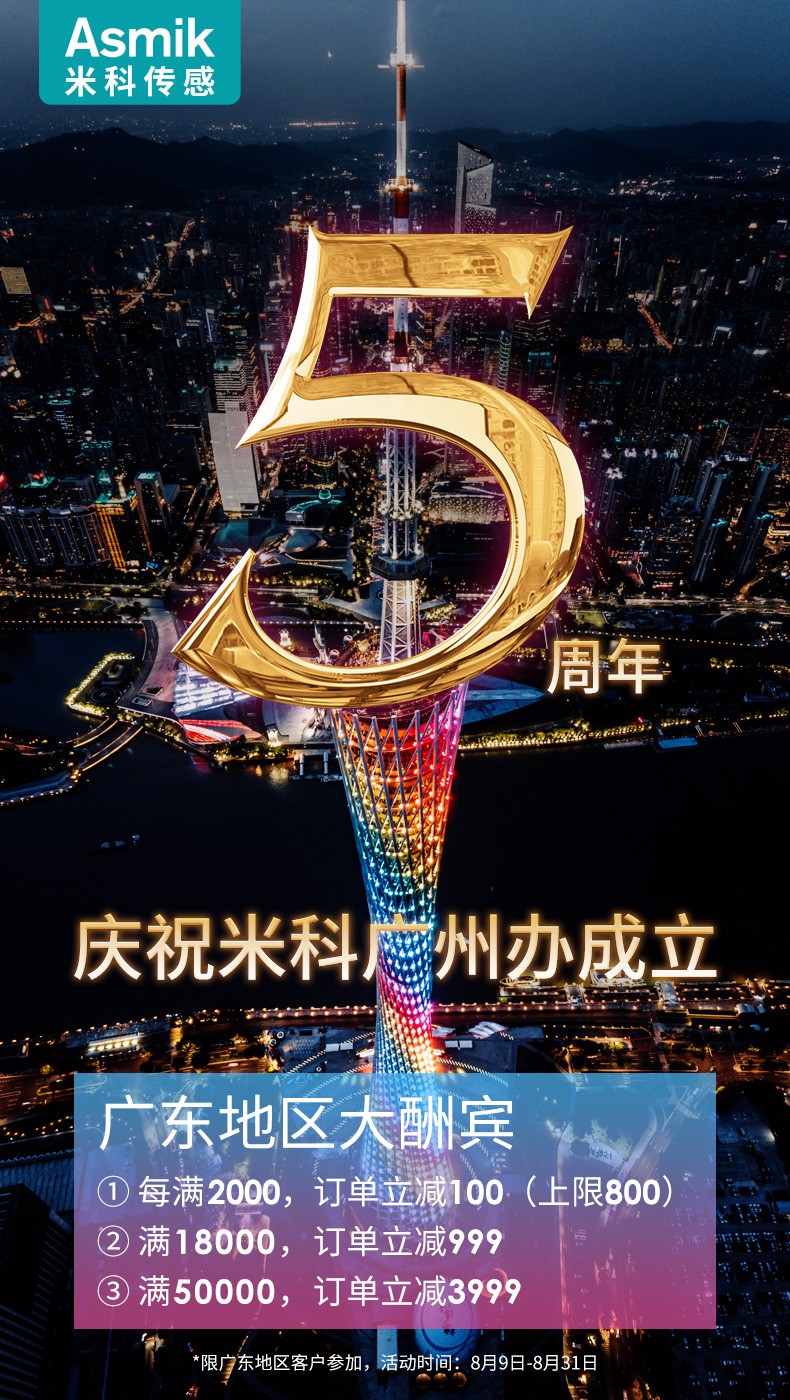 慶祝廣州辦事處成立5周年，全場(chǎng)滿減，感恩回饋